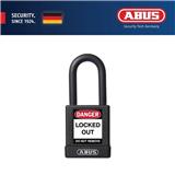 (ONLINE) ABUS 40MM LOTO LIGHTWEIGHT ALUMINIUM PADLOCK 1 KEY & 1 LABEL 74/40 BLACK