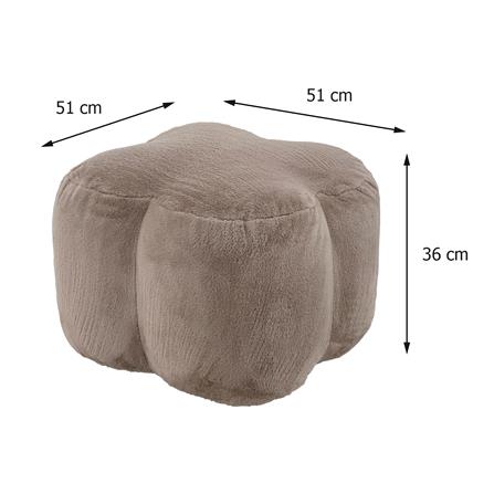 HOME LIVING STYLE BEAN BAG ALIVE 51X51X36CM BROWN
