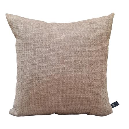 HOME LIVING STYLE CUSHION TWEED 18X18INCH LIGHT BROWN