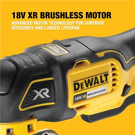 DEWALT 18V BRUSHLESS XR OSCILLATING MULTI TOOL (SOLO) DCS355N-XJ