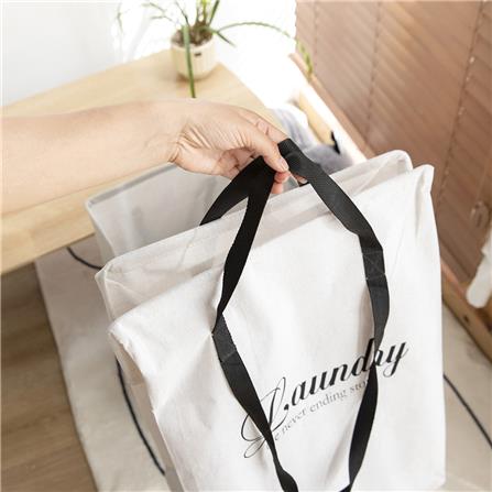 COSSY+ RECTANGLE PE LAUNDARY BAG CP-PE60RT WHITE