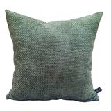 HOME LIVING STYLE CUSHION WEAVE 18X18INCH GREEN