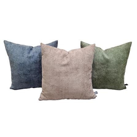 HOME LIVING STYLE CUSHION WEAVE 18X18INCH NAVY BLUE