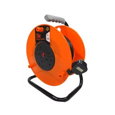 3 WAY 25 METER BIG REEL EXTENSION BRE990-25 ZEATAR ORANGE
