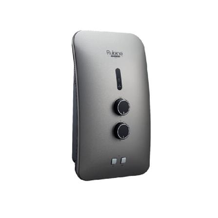 RUBINE SHOWER HEATER NON PUMP WITH RAIN SHOWER RWH-STE350N-RMPM PEWTER METALLIC