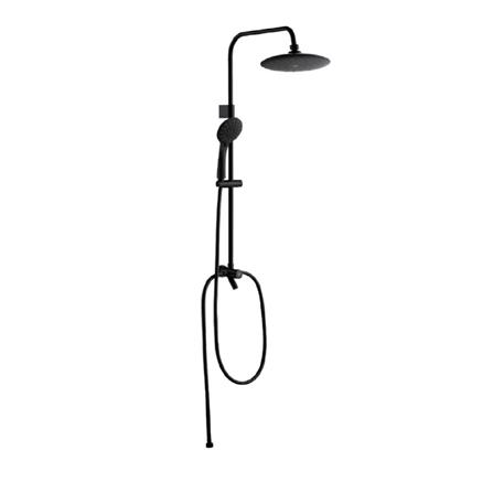 RUBINE SHOWER HEATER NON PUMP WITH RAIN SHOWER RWH-STE350N-RMPM PEWTER METALLIC