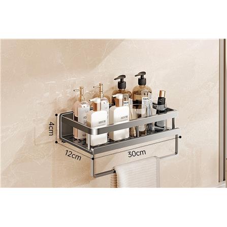 COSSY+ BATH RACK CP-YSLC139QH 30CM GUN METAL