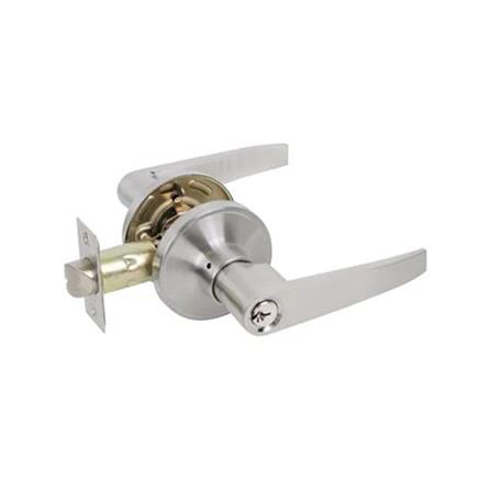 AZLE STAINLESS STEEL ENTRANCE LEVER 410 SILVER