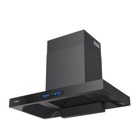LIVINOX COOKER HOOD LCH-MARBLE-90BL 90CM BLACK 2050M3/H DC MOTOR