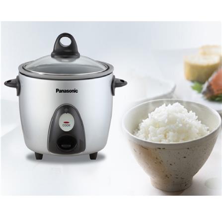 PANASONIC CONVENTIONAL RICE COOKER SR-G06FGLSK 300W 0.6L SILVER
