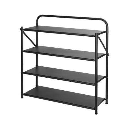 4-TIER SHOE RACK STACKO BRISK 70X23X70.5CM BLACK [EXCLUSIVE FROM HOMEPRO THAILAND]