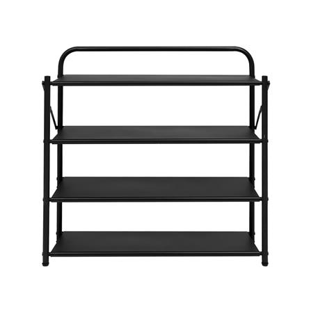4-TIER SHOE RACK STACKO BRISK 70X23X70.5CM BLACK [EXCLUSIVE FROM HOMEPRO THAILAND]