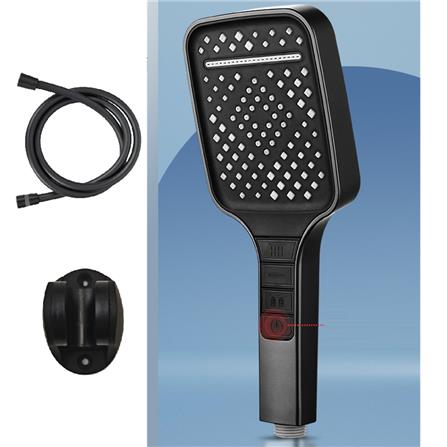 COSSY PLUS HAND SHOWER SET CP-HSS 3 MODE HIGH PRESSURE BLACK