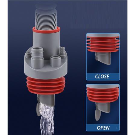 COSSY PLUS DRAIN CONNECTOR RED GREY
