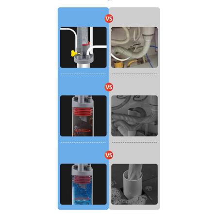 COSSY PLUS DRAIN CONNECTOR RED GREY