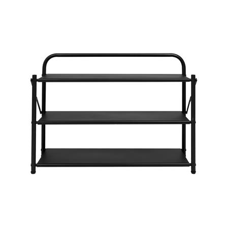 3-TIER SHOE RACK STACKO BRISK 70X23X51CM BLACK [EXCLUSIVE FROM HOMEPRO THAILAND]