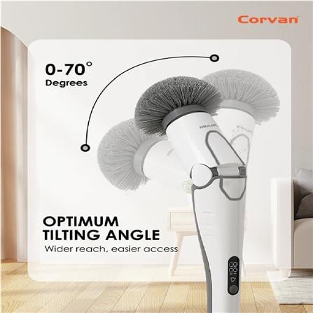 CORVAN STEAM CLEANER POWER SCRUB CP5-P8-PRO RUNTIME 100 MINUTES
