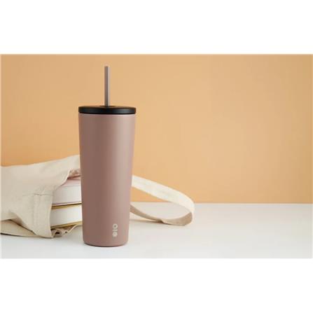 MONTIGO SENSE CUP 22OZ 650ML WITH STRAW LID, BLACK