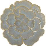 KECH PLACEMAT FLOWER SHAPE 38CM -BLUE/GOLD