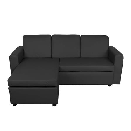 3-SEATER L-SHAPED SOFA FURDINI RALPHS BLACK [EXCLUSIVE FROM HOMEPRO THAILAND]