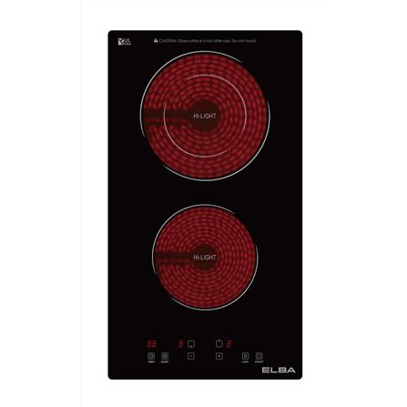 ELBA BUILT IN DOMINO CERAMIC HOB EDCH-Q3022ST(BK) 29CM