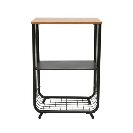 3-TIER SHELVING UNIT STACKO URBAN 37.5X28.5X54.7CM BLACK [EXCLUSIVE FROM HOMEPRO THAILAND]