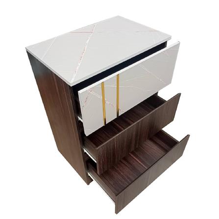 CHEST OF 3 DRAWERS FURDINI ATLANTA 60CM ACACIA/GREY [EXCLUSIVE FROM HOMEPRO THAILAND]