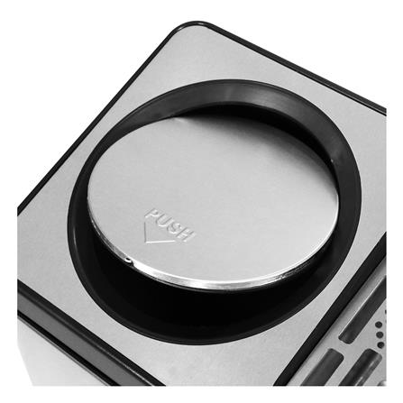 RECTANGULAR DUSTBIN WITH ASHTRAY ACCO 30L GREY [EXCLUSIVE FROM HOMEPRO THAILAND]