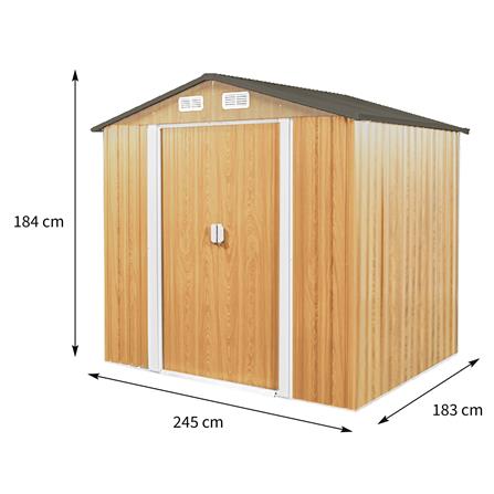 STORAGE SHED SPRING HUNTER 245X183CM [EXCLUSIVE FROM HOMEPRO THAILAND]
