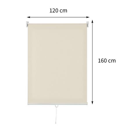 HLS CORD. ROLLER BLIND DIO 120X160 CREAM  [EXCLUSIVE FROM HOMEPRO THAILAND]