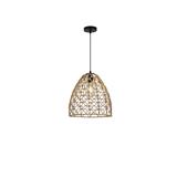 BRIGHT OBJECTIVE PENDANT LAMP 14070-1P-LB 300MM E27 LIGHT BROWN