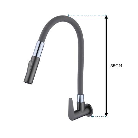 LIVINOX WALL SINK FAUCET WITH FLEXI SPROUT LT-GM201F GM