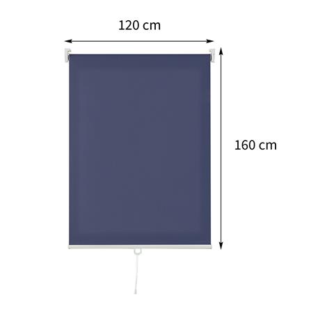 HLS CORD. ROLLER BLIND DIO 120X160 BLUE  [EXCLUSIVE FROM HOMEPRO THAILAND]
