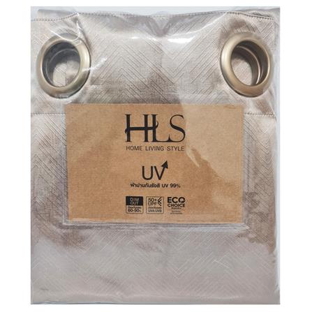 HOME LIVING STYLE CURTAIN EYELET HENDRIX 150X220CM GOLD