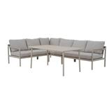 7-SEAT PATIO SET SPRING CAVAN GREY [EXCLUSIVE FROM HOMEPRO THAILAND]