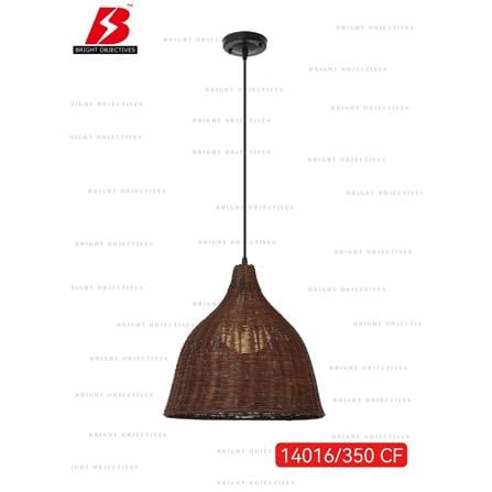 BRIGHT OBJECTIVE BO PENDANT LAMP 14016 CF 350MM E27 DARK BROWN
