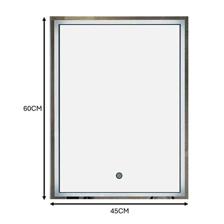 MOYA LED MIRROR GLC SR4560NIS-TSLED 3-COLOR RECTANGULAR