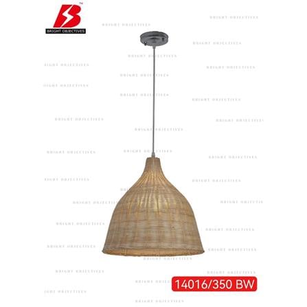 BRIGHT OBJECTIVE PENDANT LAMP 14016 BW 350MM E27 LIGHT BROWN