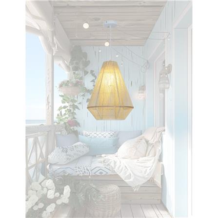 BRIGHT OBJECTIVE PENDANT LAMP 14099 LB 380MM E27 LIGHT BROWN