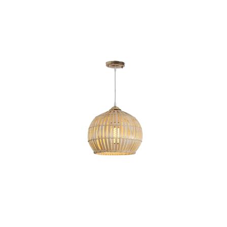 BRIGHT OBJECTIVE PENDANT LAMP 14056 BW 300MM E27 LIGHT BROWN