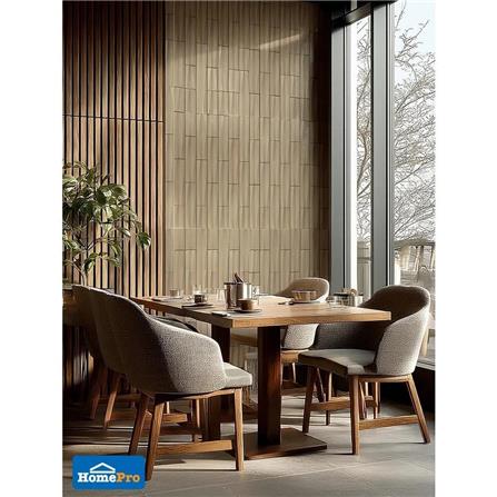PU DECORATIVE WALL PANEL 60x120CM TARA BAMBOO BROWN [EXCLUSIVE FROM HOMEPRO THAILAND]
