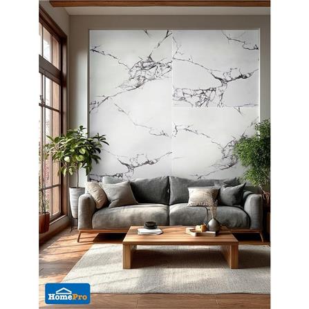 DECORATIVE WALL PANEL 122x244CM TARA VANETO WHITE [EXCLUSIVE FROM HOMEPRO THAILAND]