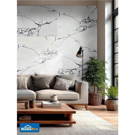 DECORATIVE WALL PANEL 122x244CM TARA VANETO WHITE [EXCLUSIVE FROM HOMEPRO THAILAND]
