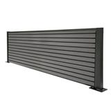 SUNSHIELD PRIVACY FENCE SET-A 200X60CM GREY