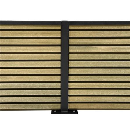 SUNSHIELD PRIVACY FENCE SET-B 200X60CM OAK
