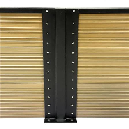 SUNSHIELD PRIVACY FENCE SET-B 200X60CM OAK