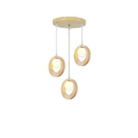 BRIGHT OBJECTIVE PENDANT LAMP 17051/3 LIGHT BROWN