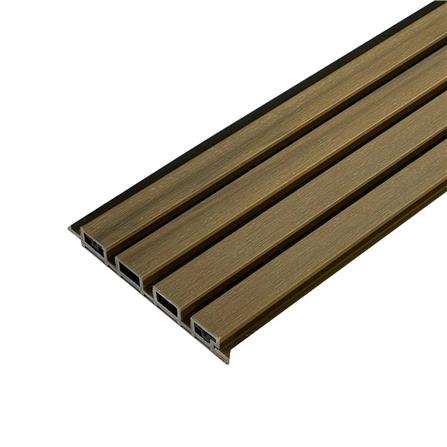 SUNSHIELD PRIVACY FENCE SET-A 200X60CM WALNUT