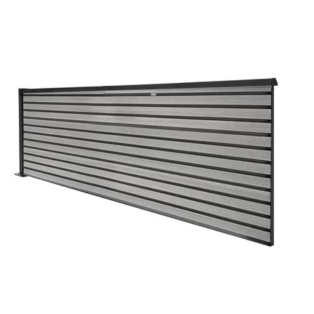 SUNSHIELD PRIVACY FENCE SET-B 200X60CM GREY
