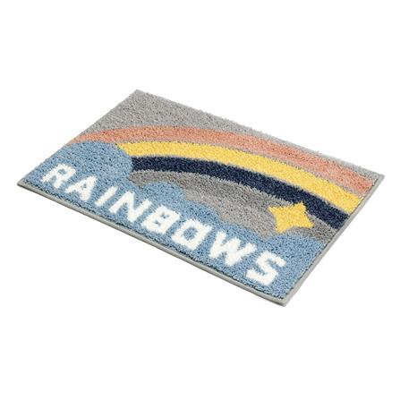HOME LIVING STYLE RUG RAINBOW 45X70CM GRAY